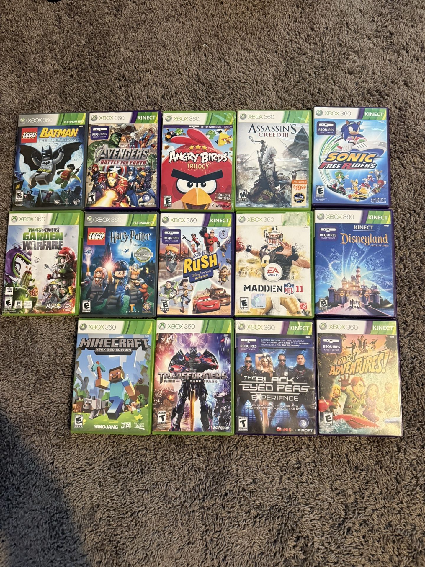 Xbox 360 Video Game Discs