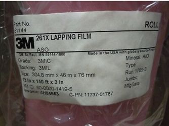 3M lapping film paper