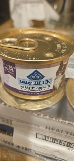 Kitten food cans