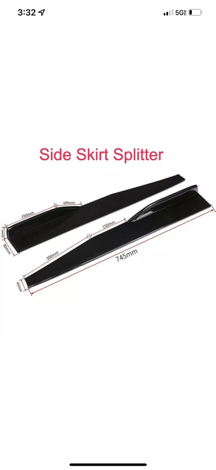 Side Skirts for Cars