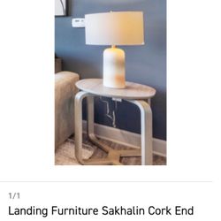 Modern Grey Round Side Table