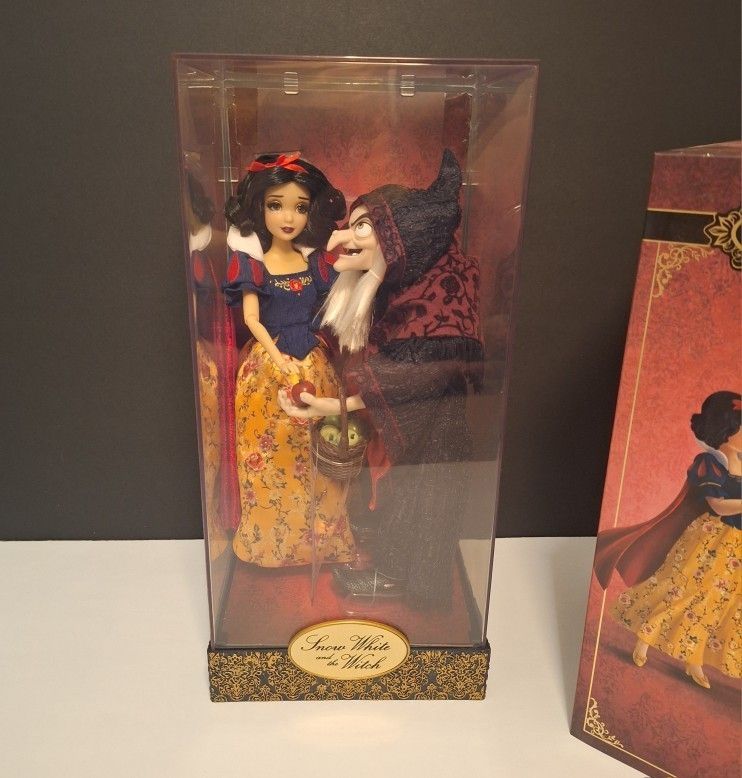 Disney Designer Fairytale Heroes Villains Snow White Hag Witch Queen Limited Edition Dolls