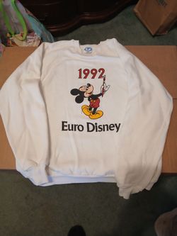 Euro Disney sweatshirt 1992 opening day collectable