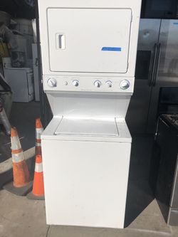 Frigidaire washer and gas dryer Stockable
