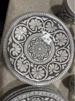 Pier One Import Moana Pattern Set Of Dishes
