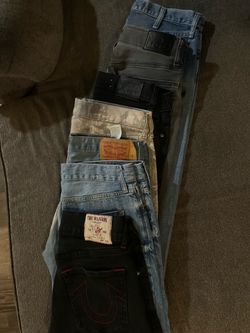 Aeropostale,Levi, wrangler, true religion, holister jeans