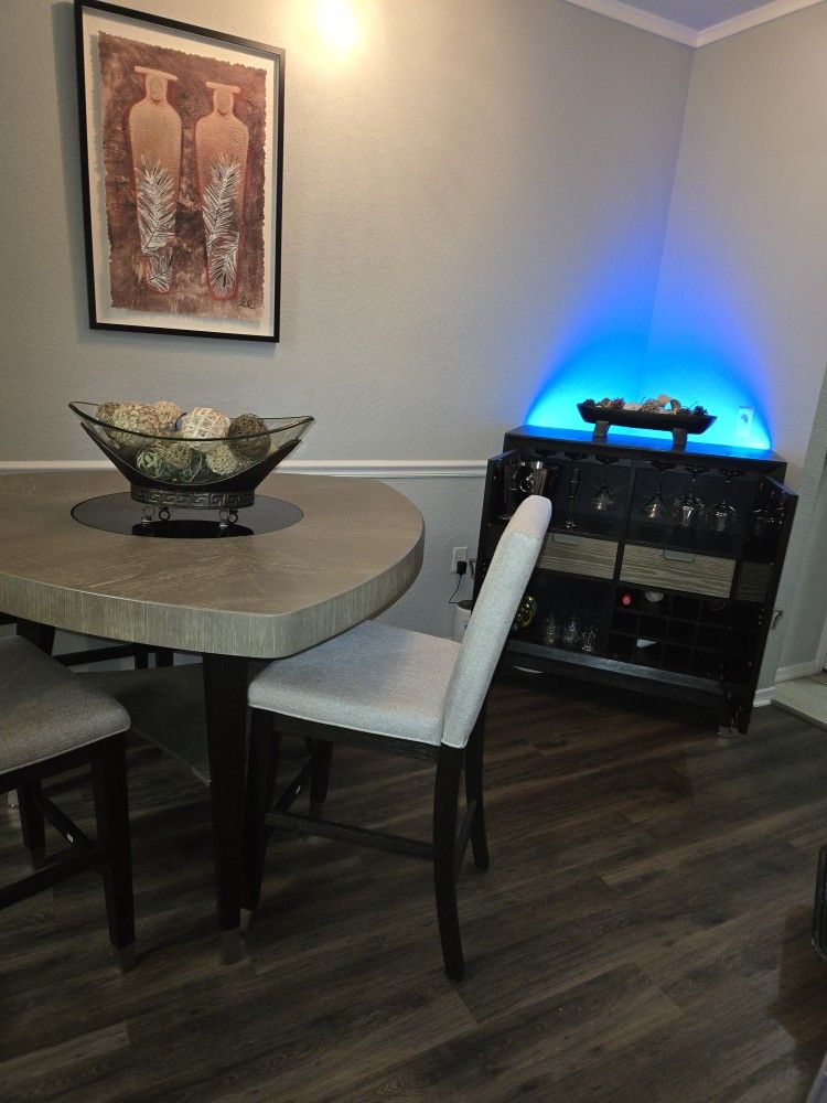 Dining room table wine bar Rooms to go