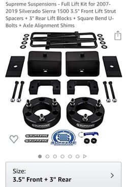 3.5 “ lift leveling kit