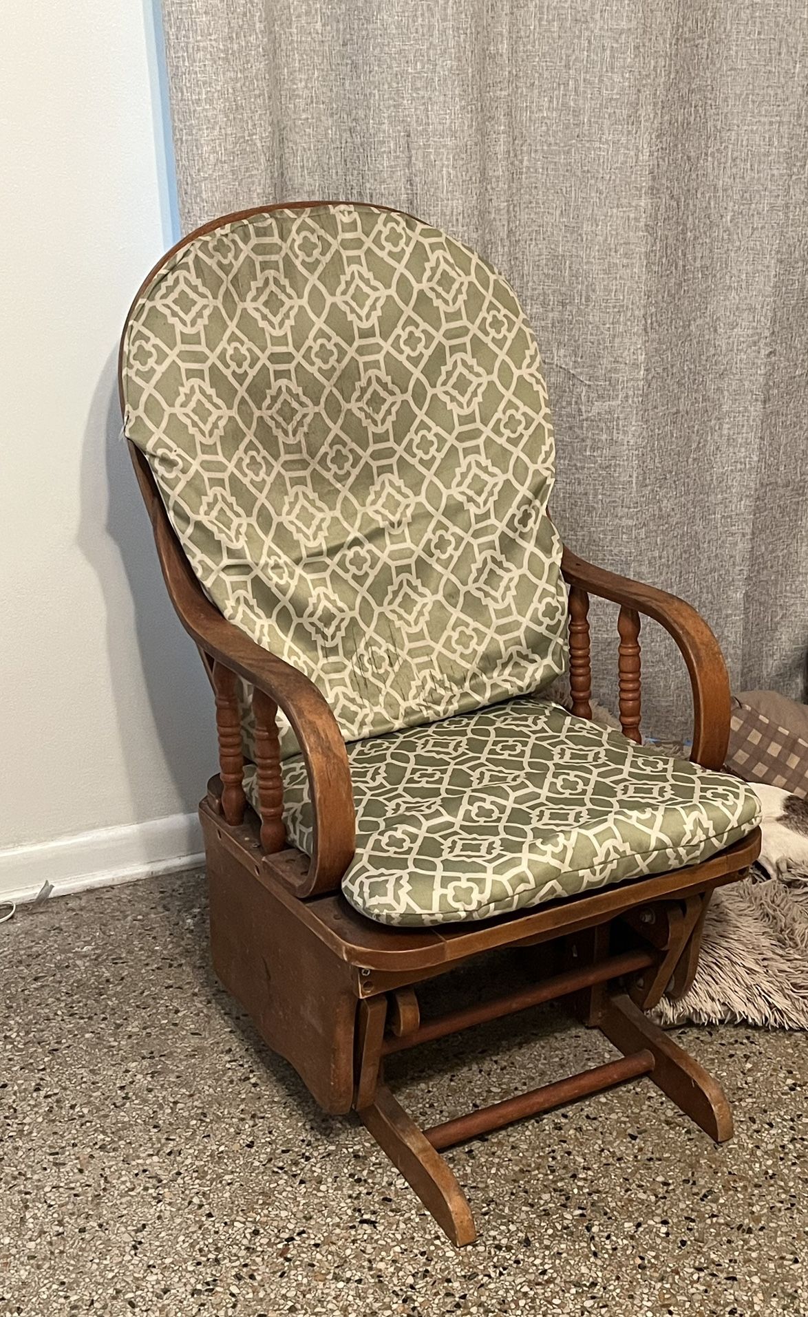 Vintage Wooden Glider 