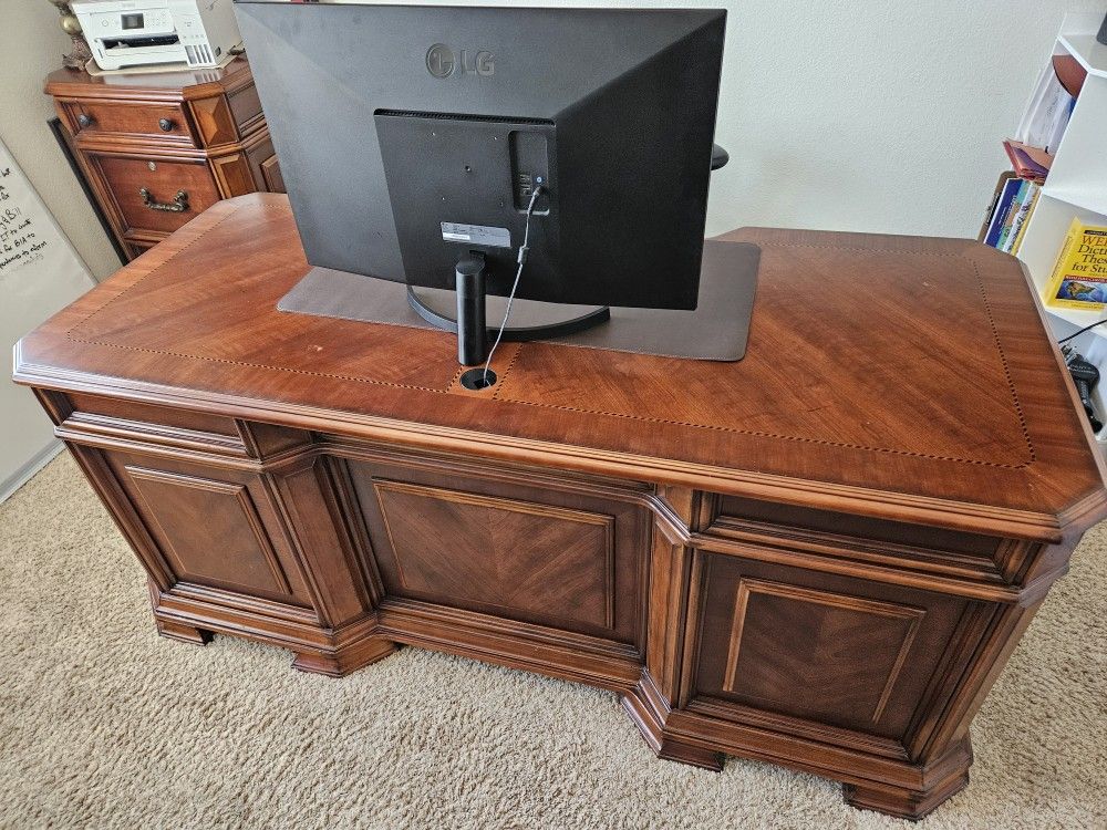 Office Desk and/or Matching file Cabinet