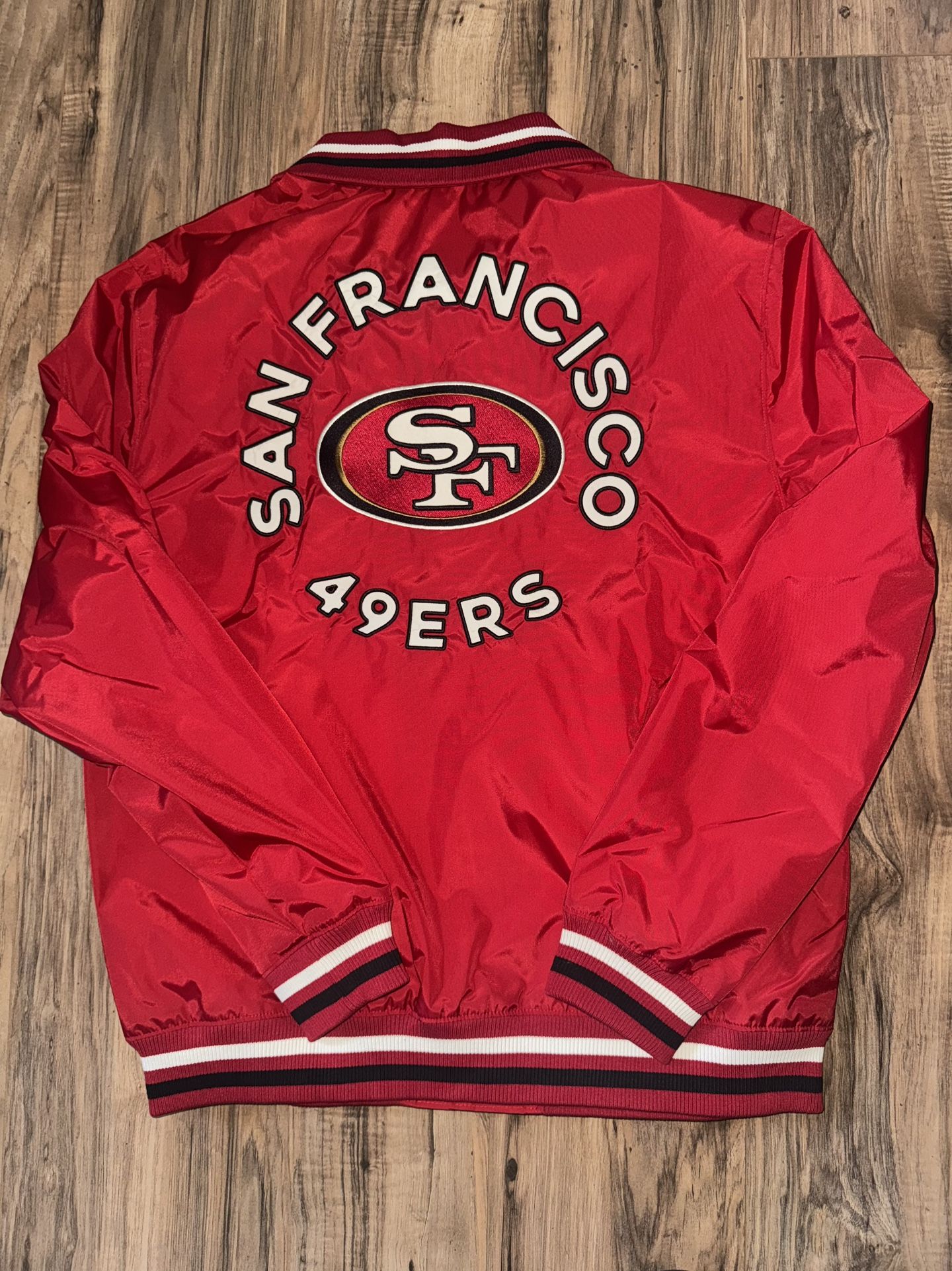 New Men’s Size Large San Francisco 49ers Nylon Jacket