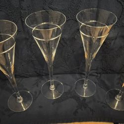 Callaway Crystal Champagne Flutes By Crate And Barrel 