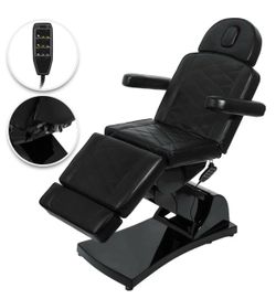 VEVOR 4 Motors Electric Facial Chair Full Electrical Massage Table Dental Bed Aesthetic Adjustable Reclining Chair for Podiatry Tattoo Spa Salon All P