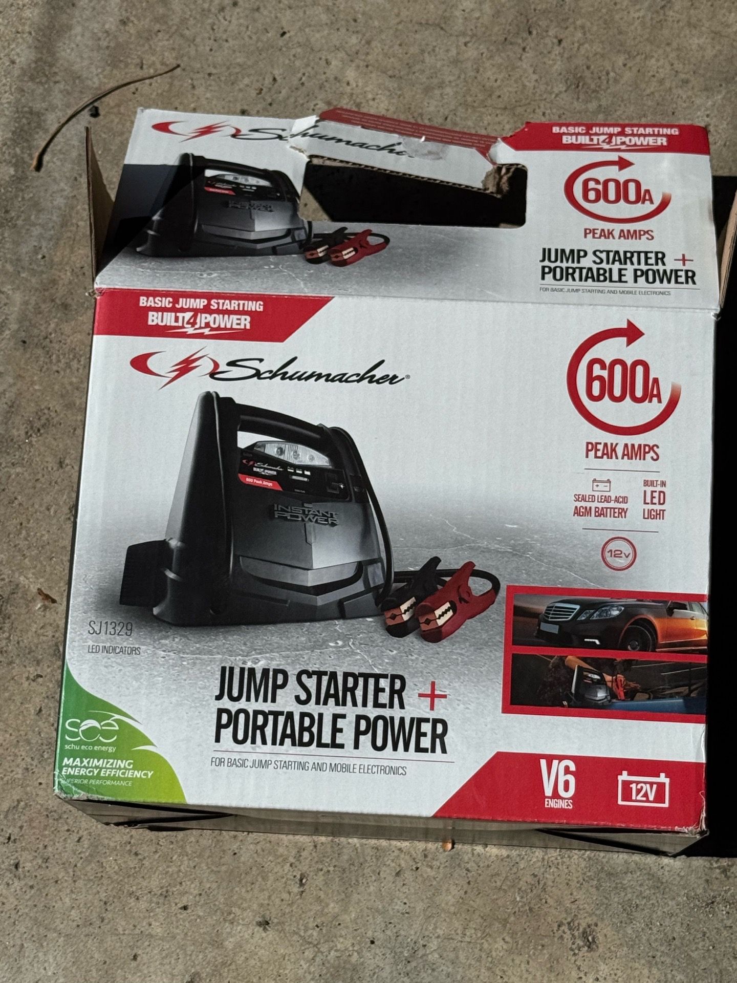 Jump start for car or van