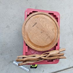 1970s India Style Side Table Foldable