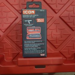 Icon Flex Head Ratchet Bit Set