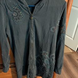 Large Zippered Hoodie 