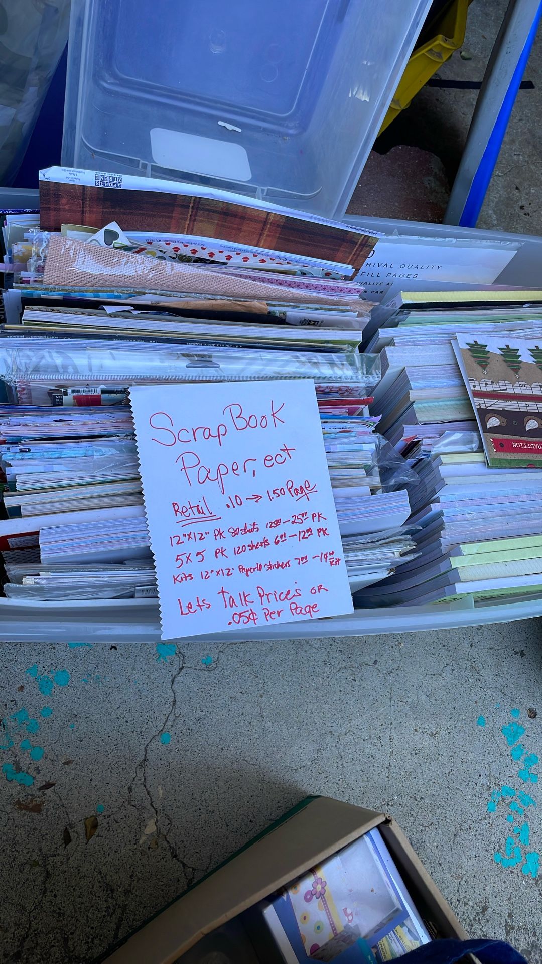 Scrapbook Paper / Card Stock