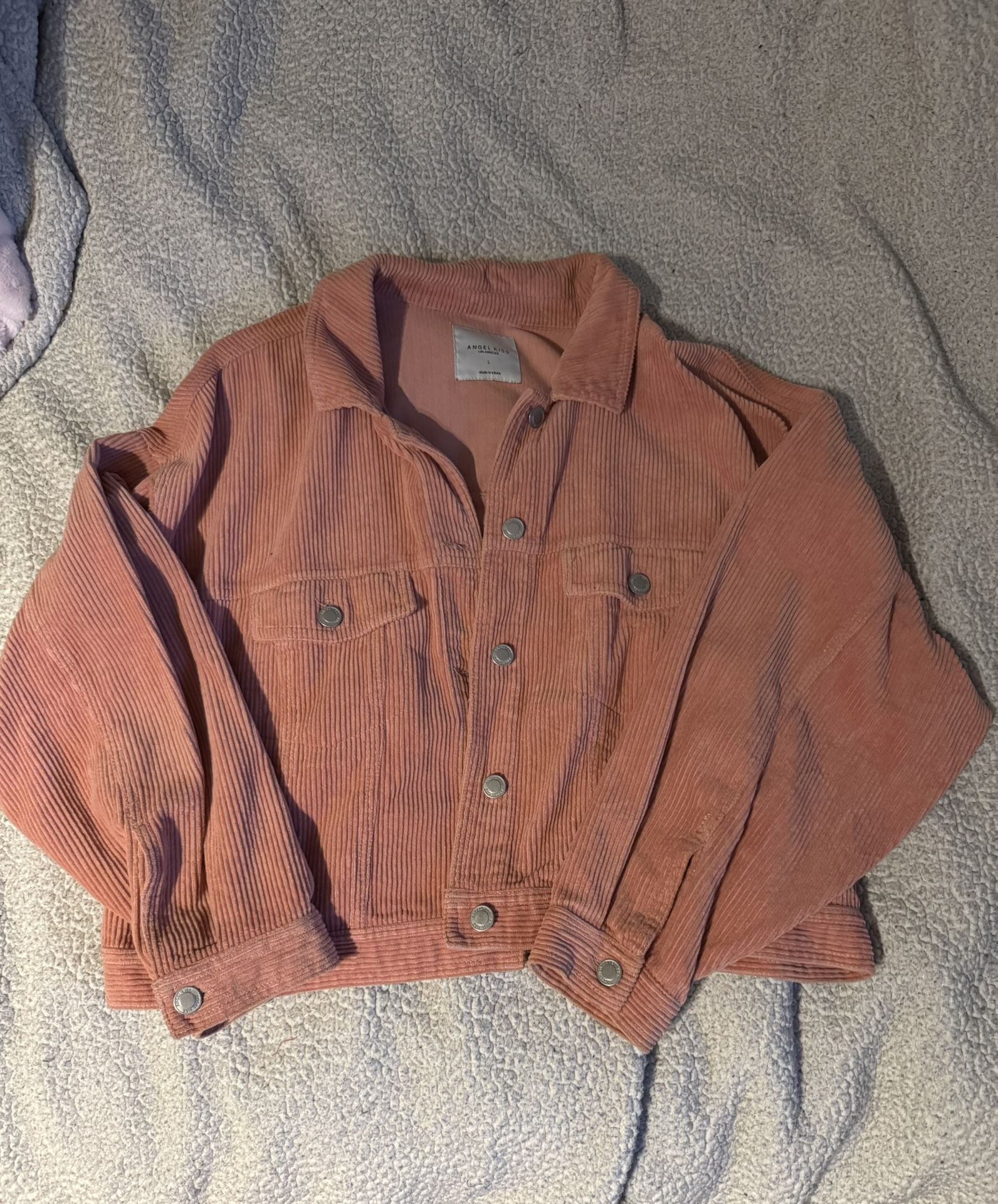 Pink Corduroy Jacket