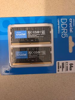 Crucial 64 GB DDR5-5600 Ram Memory Brand new Sealed Box