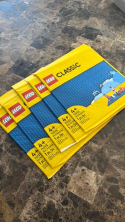 Lego classic blue plate total of 5 sealed pieces $15 for all 5