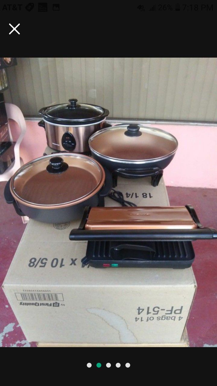 Warming Pots & Pans. NEW