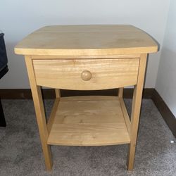 WOOD NIGHTSTAND