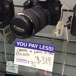 Cannon EDS 60D With 70-300mm Lens 