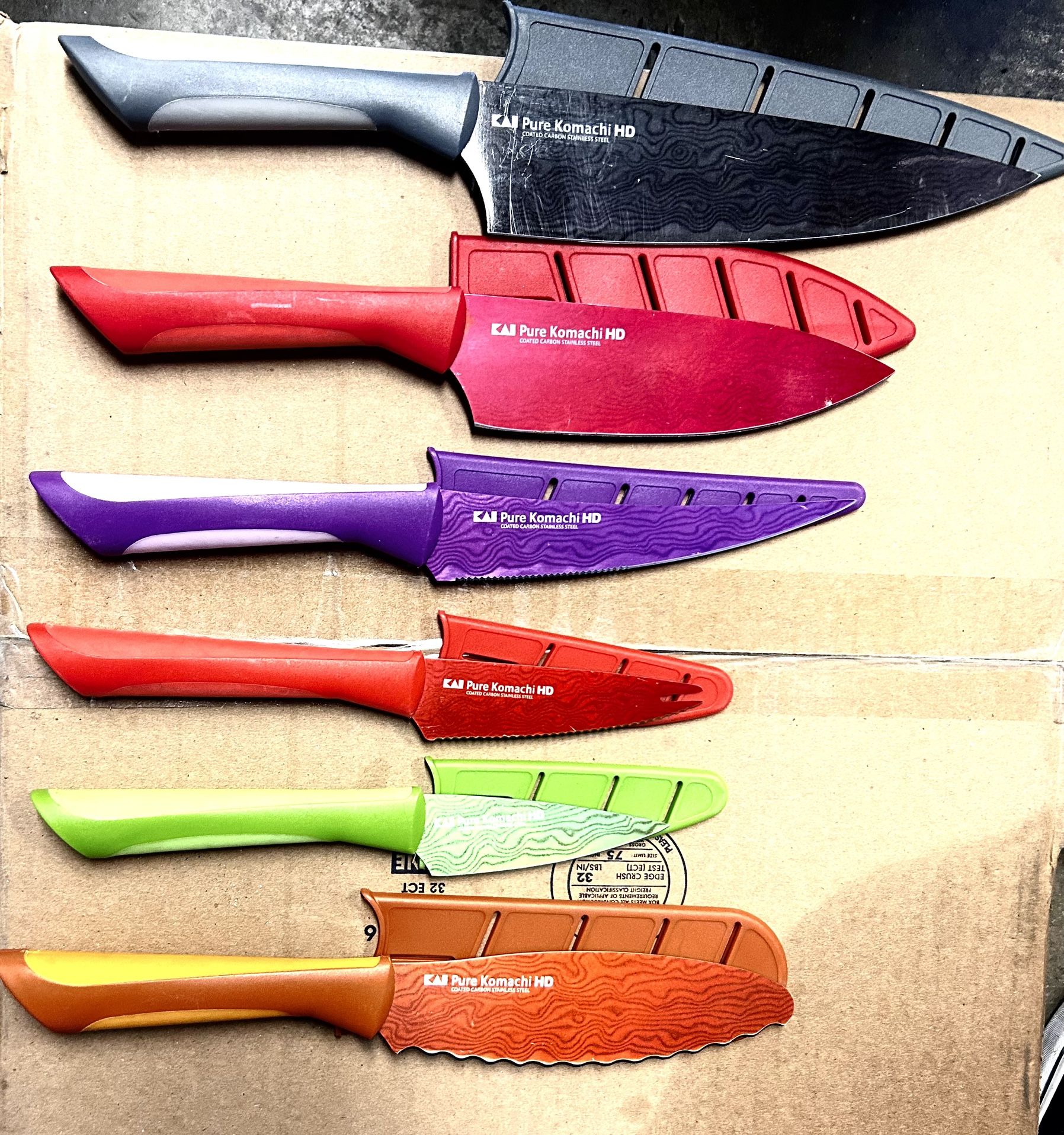 Kai Pure Komachi HD knife Set With Sheaths