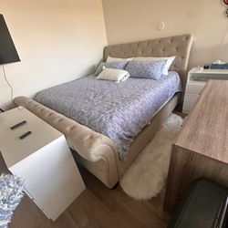 King Size Bed Frame And Box Spring 
