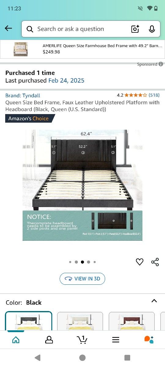 Queen Bed Frame
