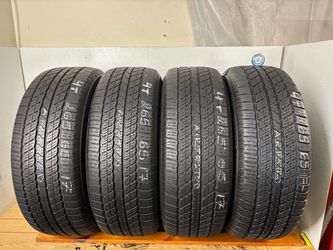 Set 4 tires 265 65 17 Toyo open country a30 like new no repairs
