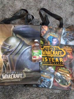 Warcraft Video Game  XL Tote Bags