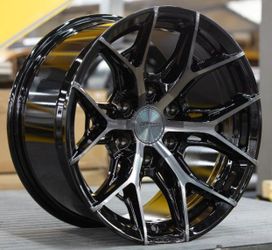 VOSSEN HF6-4 TINTED GLOSS BLACK   . SIZE 17X9 /18X9 / 20X9 /20X10/ 22X9 / 22X10 /22X12 -24X10-  6 LUG . CHECK PRICE