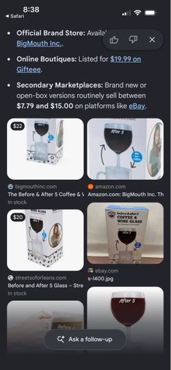 New funny coffee and wine cup