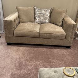 Love seat and Oversized Chair for sale 