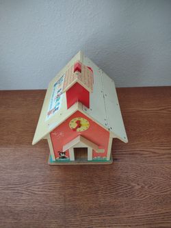 Fisher Price Little People School House 1970s Vintage