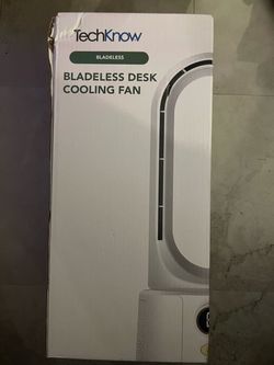 TechKnow Bladeless Desk Cooling Fan