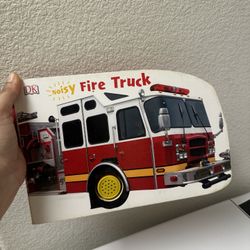 Noisy Firetruck Board Book With Sound 🚒