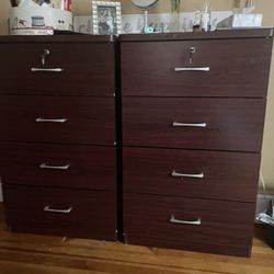 Two Chest Dressers Used For Less Than A Month