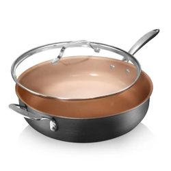 GOTHAM STEEL 12" FRY PAN + 5.5QT POT W/LID 