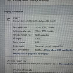 Lg Ultra gear Gaming Monitor 