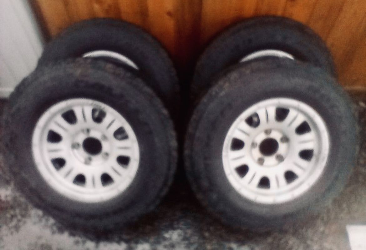 Good Condition 8ply Faulken Off Road Tires And Alloy Wheels