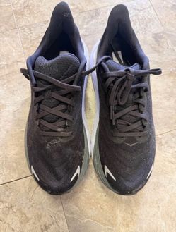 Hoka Running Sneakers Black White $30