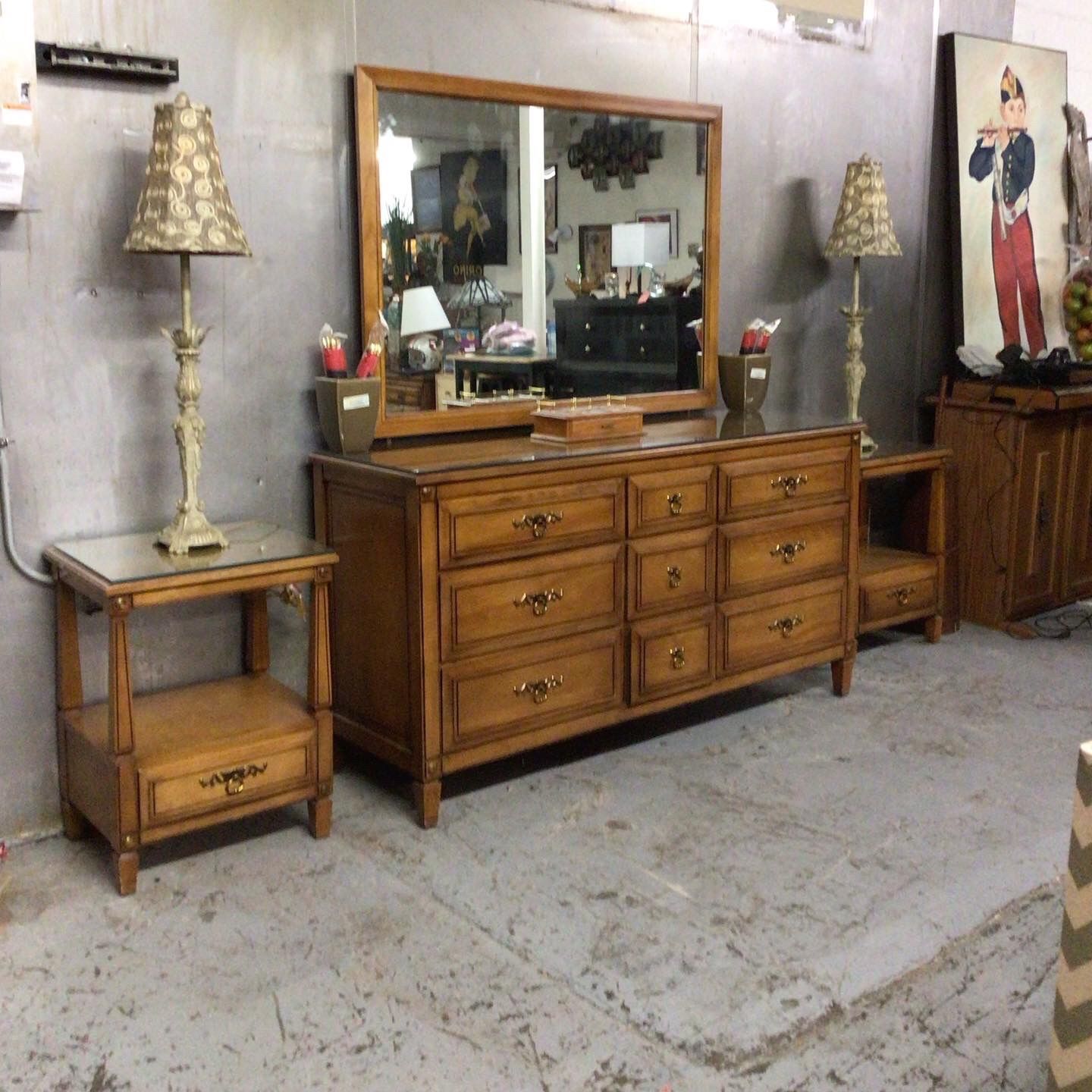 Four Piece Bedroom Set By Rway For Sale