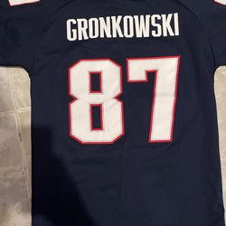 NFL Patriots Gronkowski Youth Medium Jersey  Thumbnail