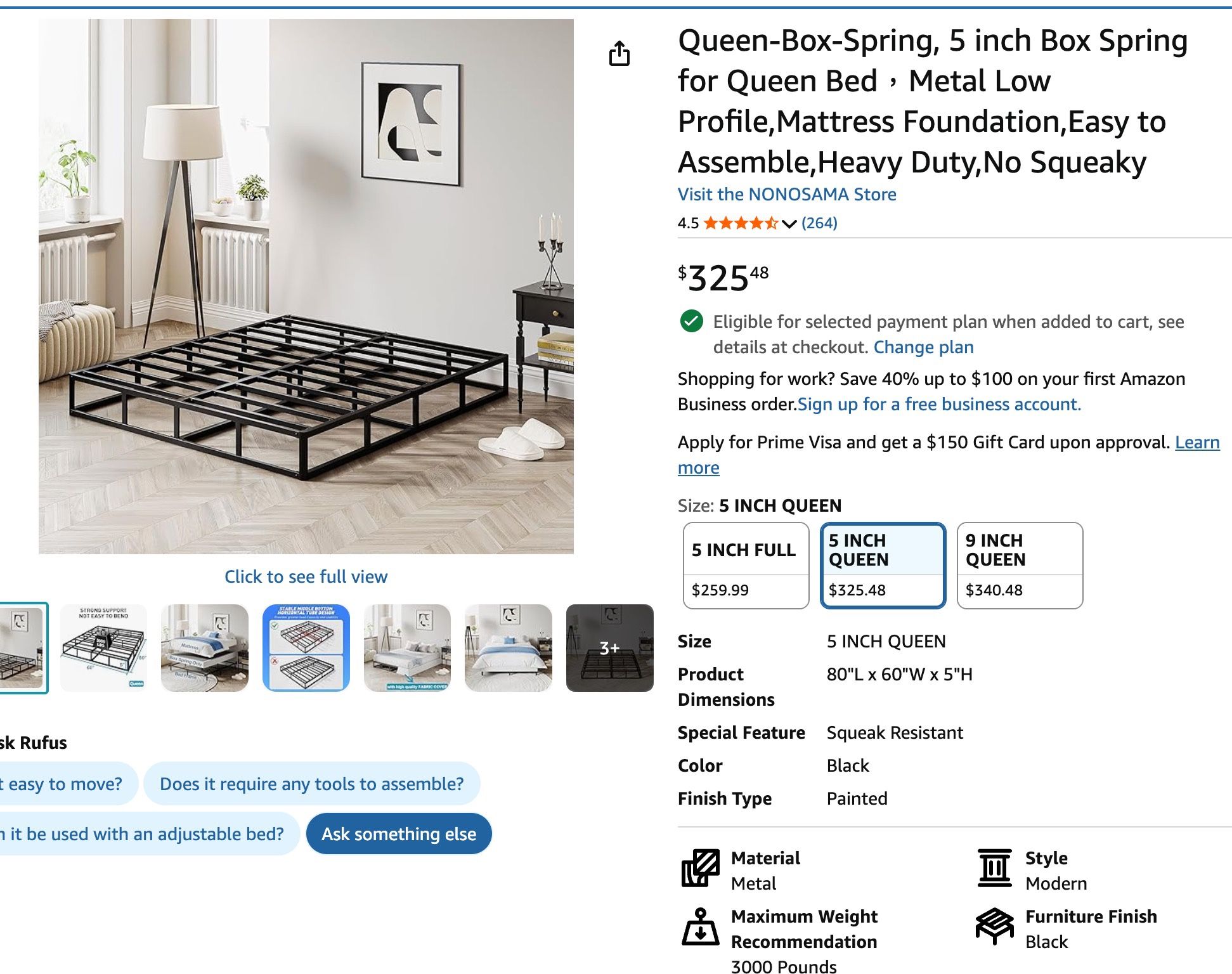 Queen Size Box Spring 