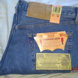 Levi's 501 jeans New 42x36 