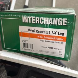 16 Ga Galvanized Staples 