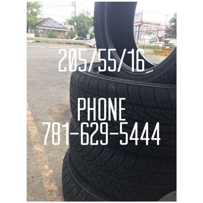 New Tire For Sale 205/55/16 $299 All Four tax included and free mounting and Balancing